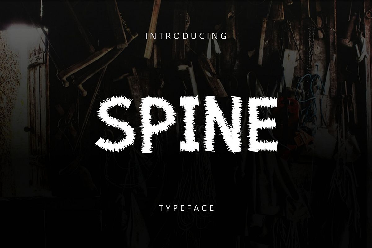 Spine Typeface Font example image 1