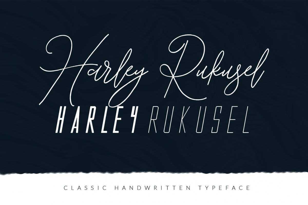 Harley Rukusel | Font Trio example image 1