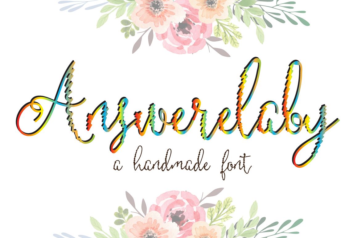 Answerelaby Script Font example image 1