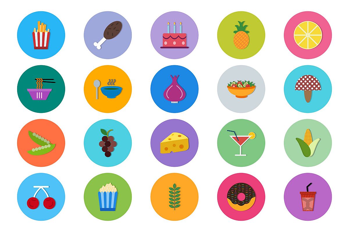 Set Of Food Icons example image 1