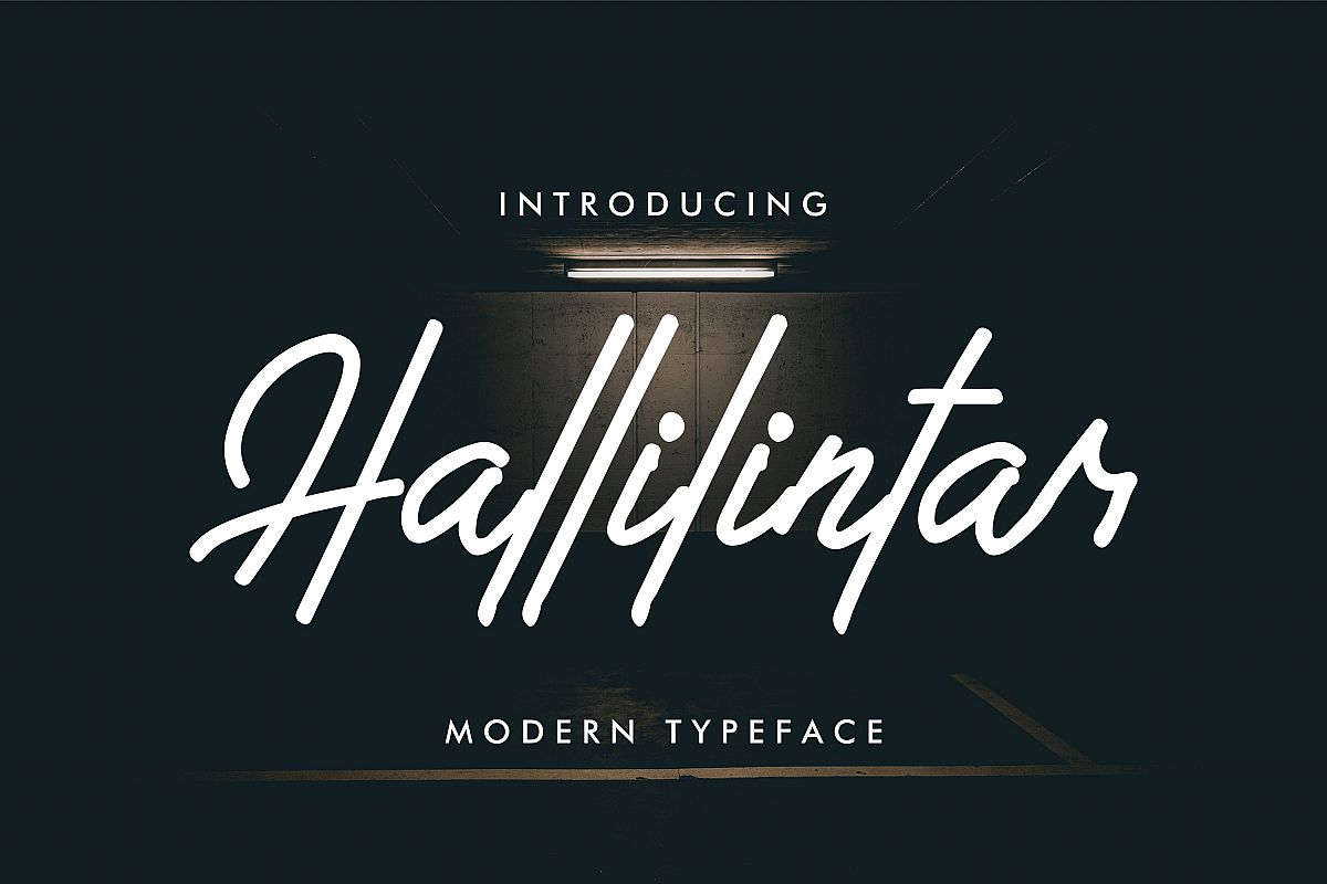 Hallilintar | Modern Font example image 1