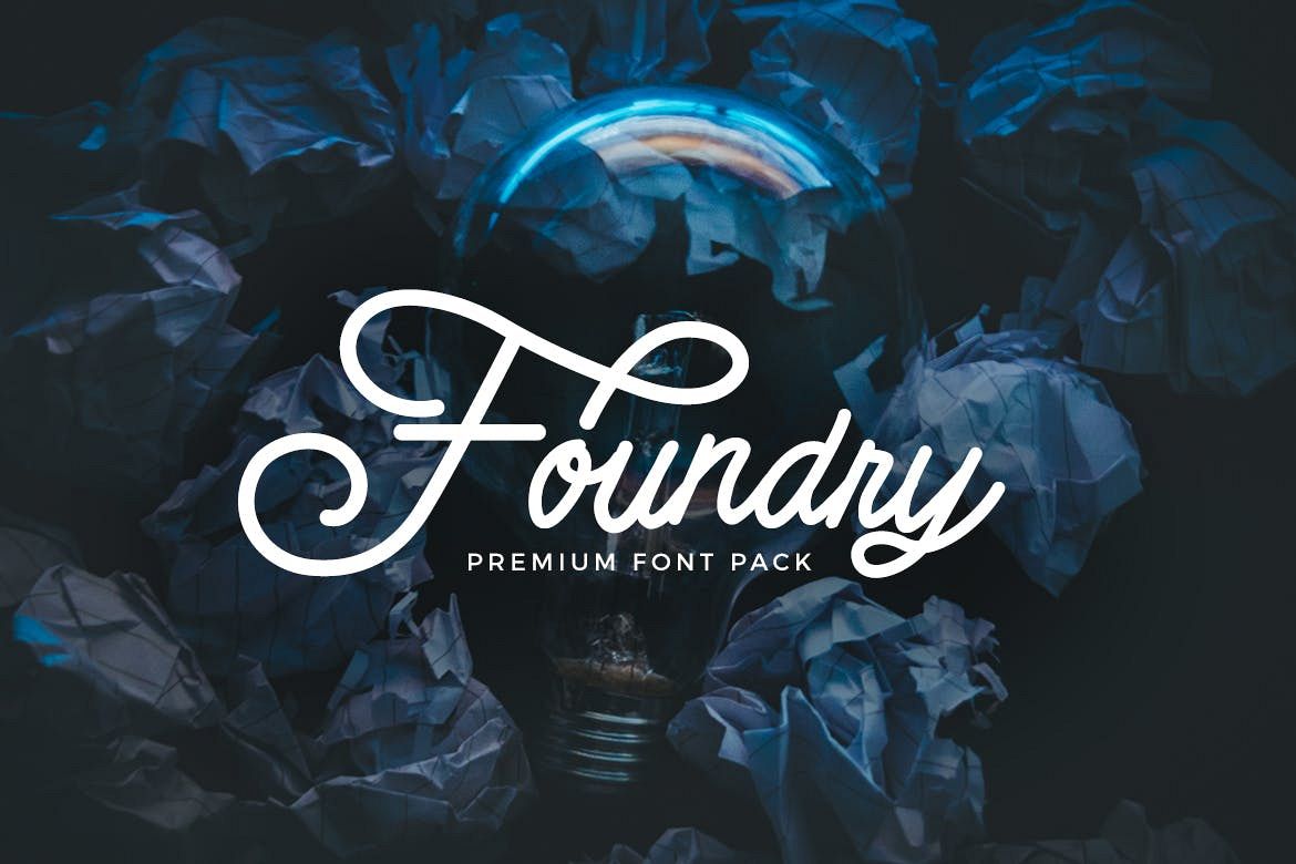 Foundry - font pack example image 1