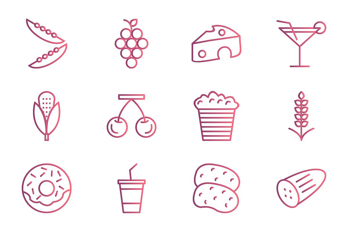Set Of Food Icons example image 1