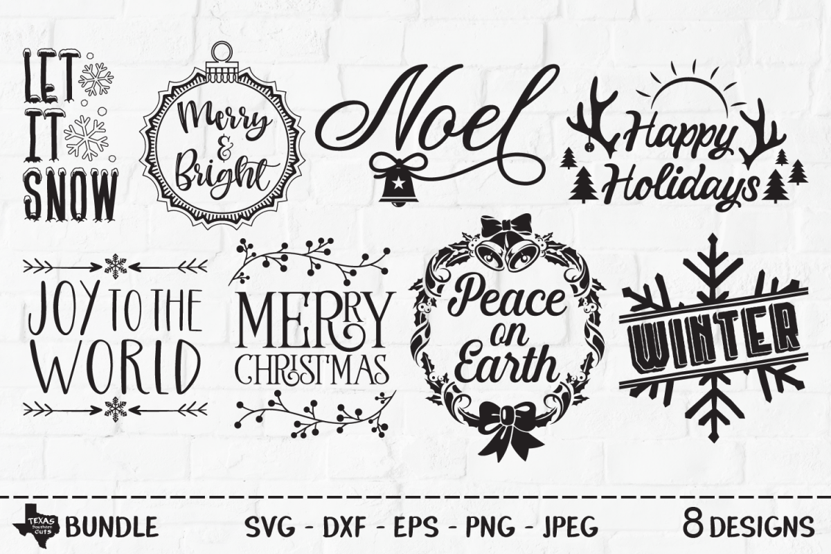 Download Christmas Bundle Svg Cut Files Christmas Shirt Design PSD Mockup Templates