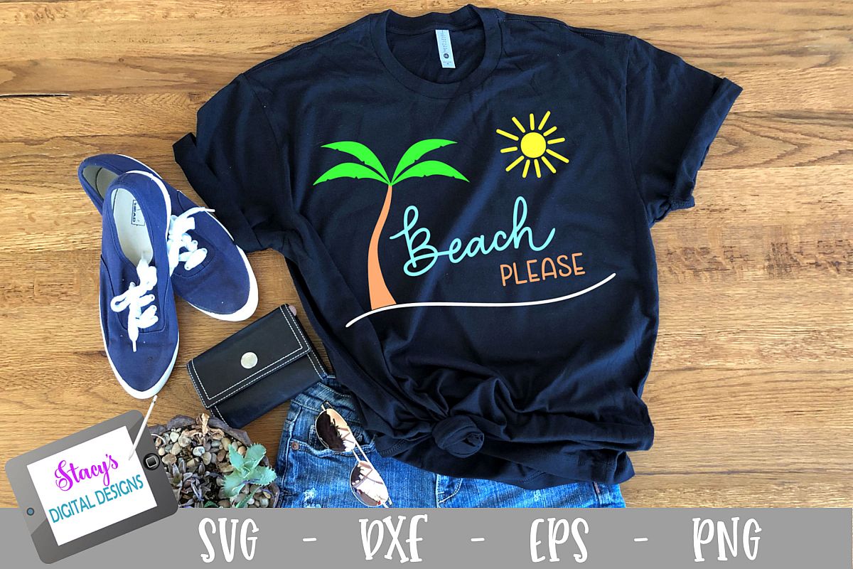 Beach Please SVG - Beach SVG File example image 1