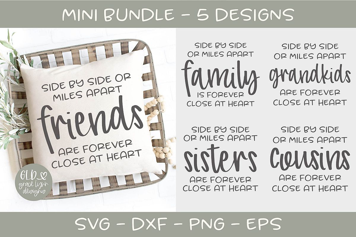 Side By Side Mini Bundle - 5 Designs example image 1
