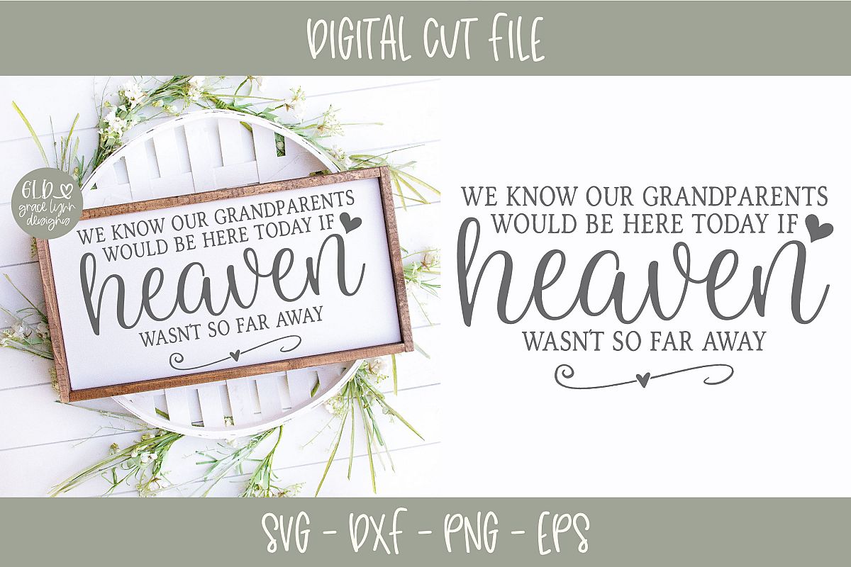 We Know Our Grandparents Would Be Here Today - SVG example image 1