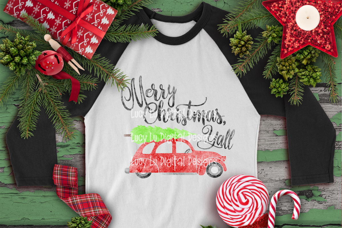 CHRISTMAS - Merry Christmas Y'all example image 1