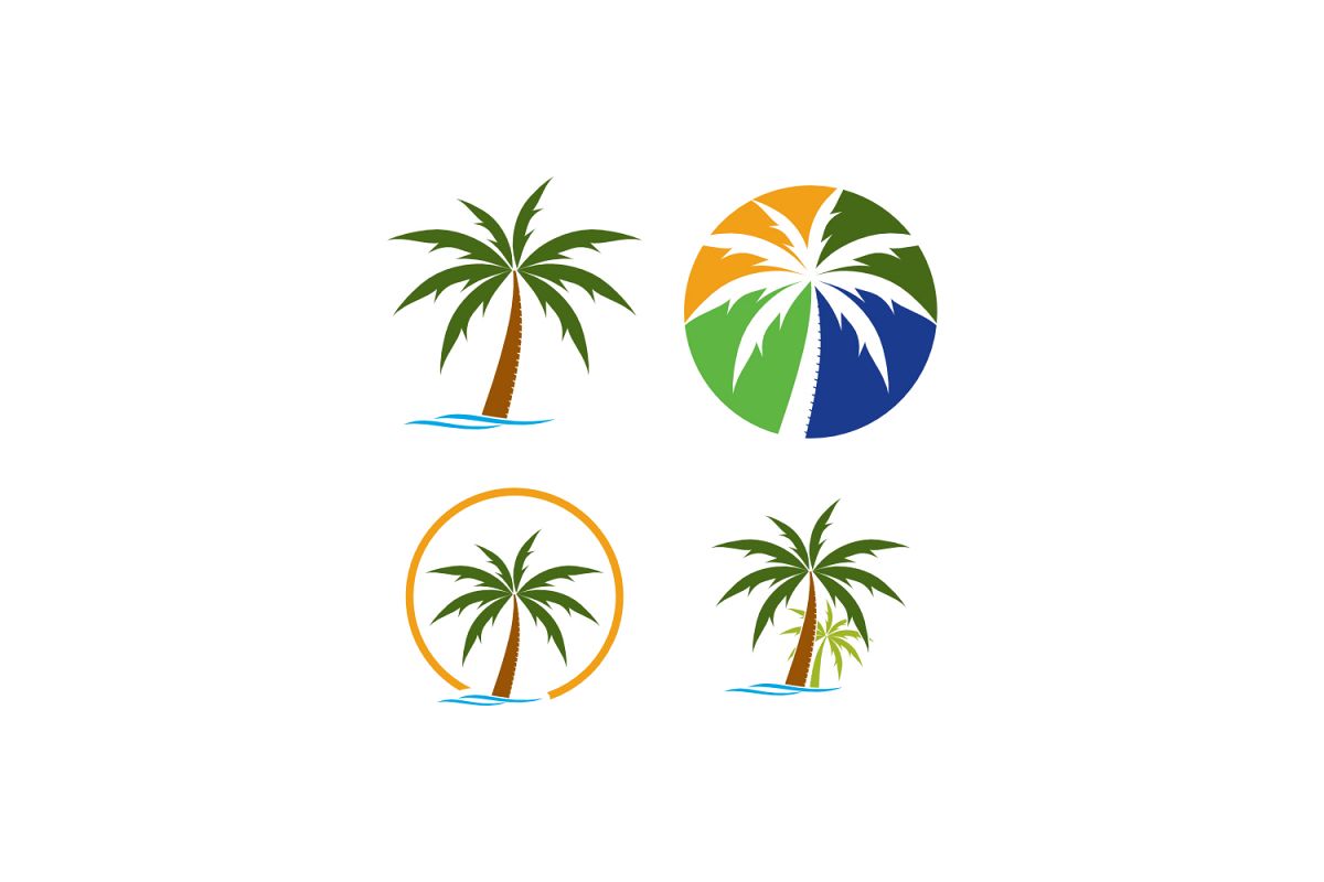 beach logo template example image 1