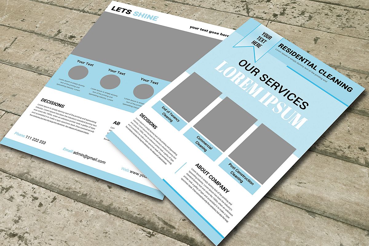 Residential Cleaning Flyer example image 1