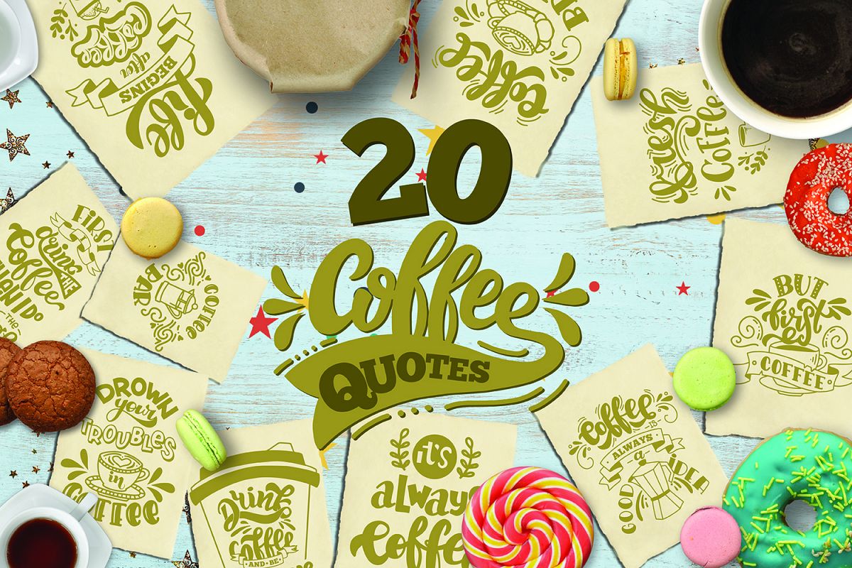 Coffee bundle svg Coffee lovers SVG for t-shirt Design example image 1
