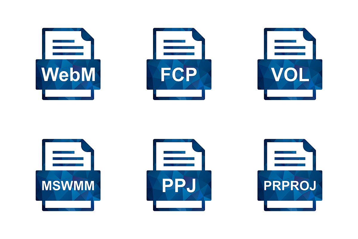 Set Of File Formats Icons example image 1