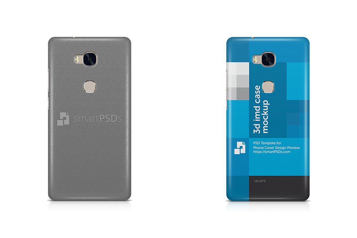 Huawei Honor 5X 3d IMD Mobile Case Design Mockup 2015 example image 1