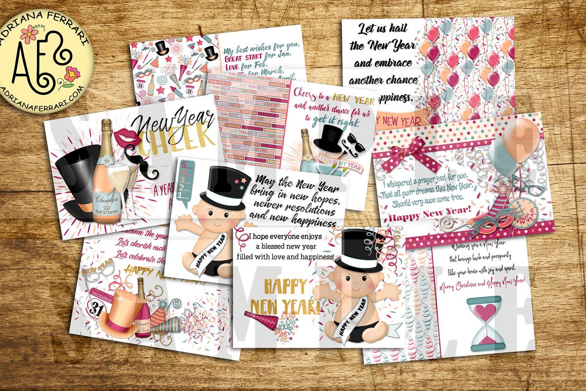 Happy New Year Cards example image 1