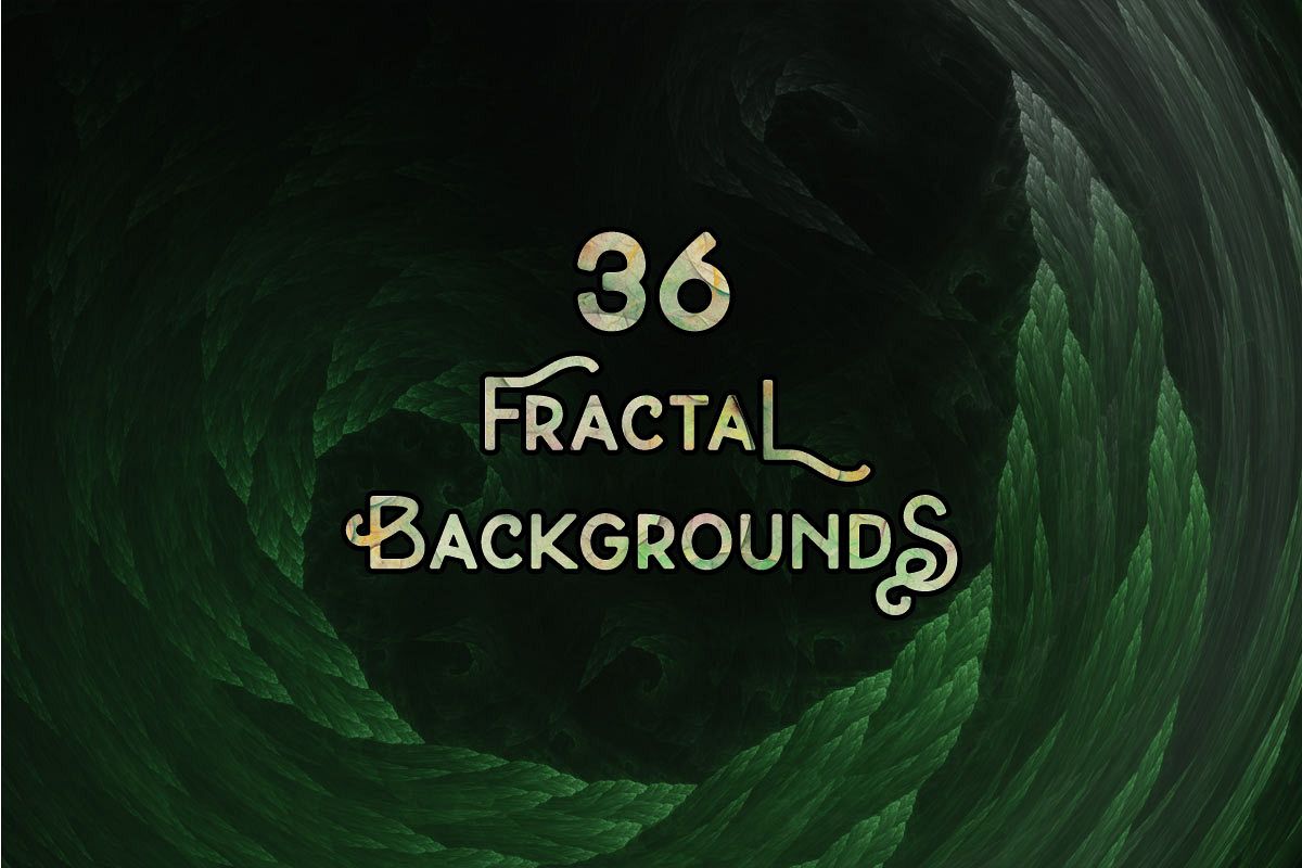 36 Abstract Fractal Backgrounds example image 1