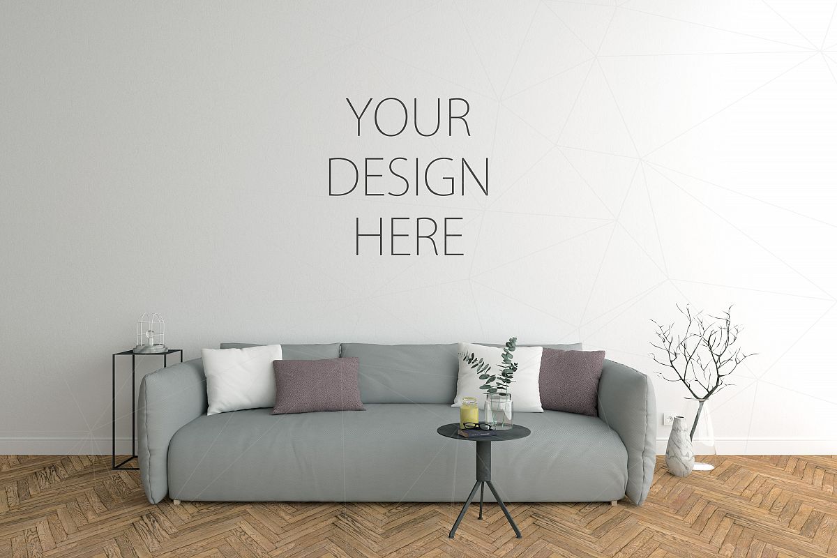 Download Interior mockup - blank wall mock up (37895) | Mock Ups | Design Bundles