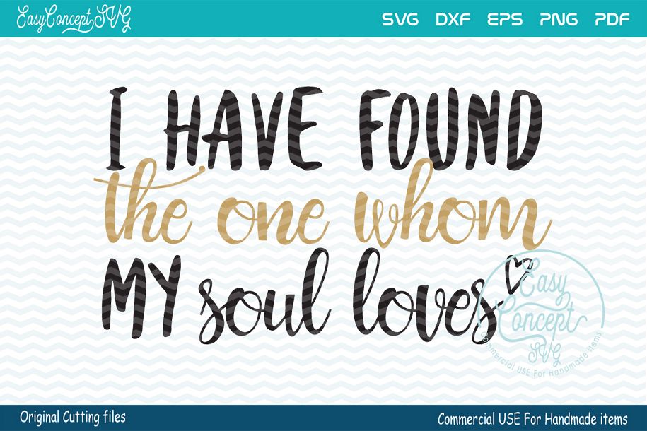 I have found the one whom my soul loves, example image 1