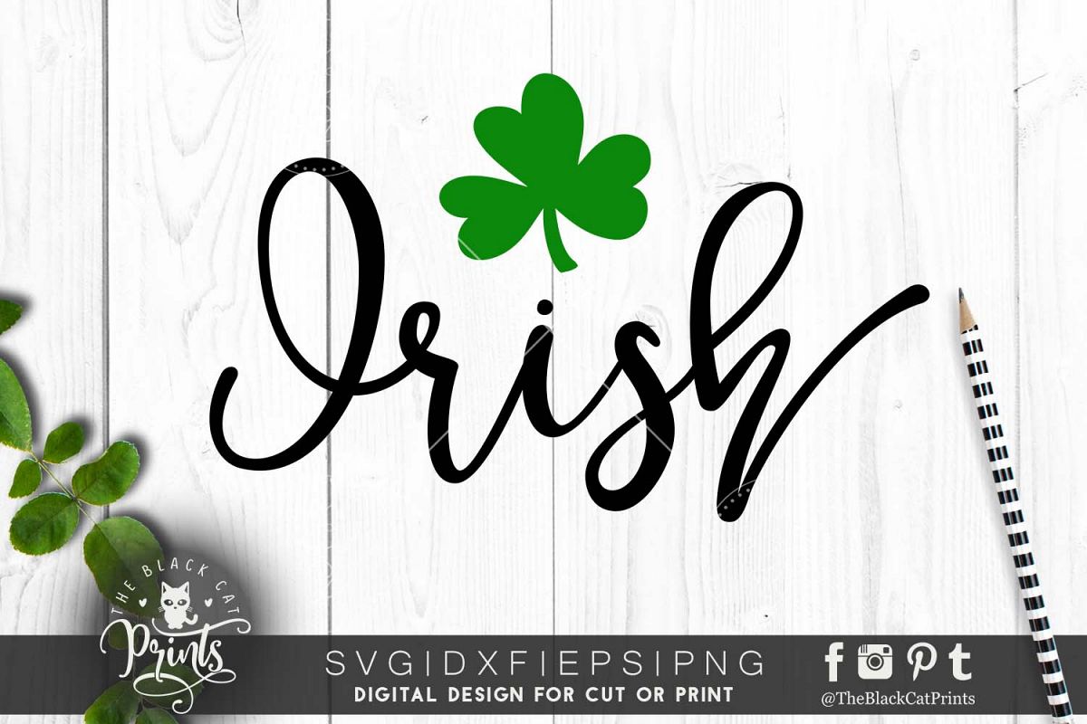 Irish SVG DXF EPS PNG example image 1