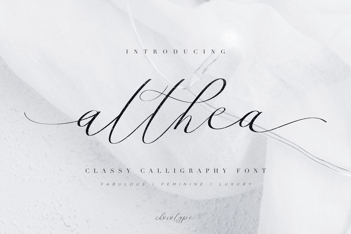 Althea Script example image 1