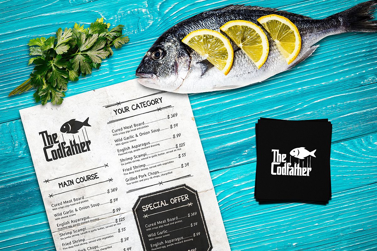 Seafood Mockup #16 example image 1