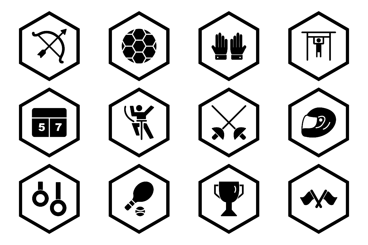 Set Of Sports And Game Icons example image 1