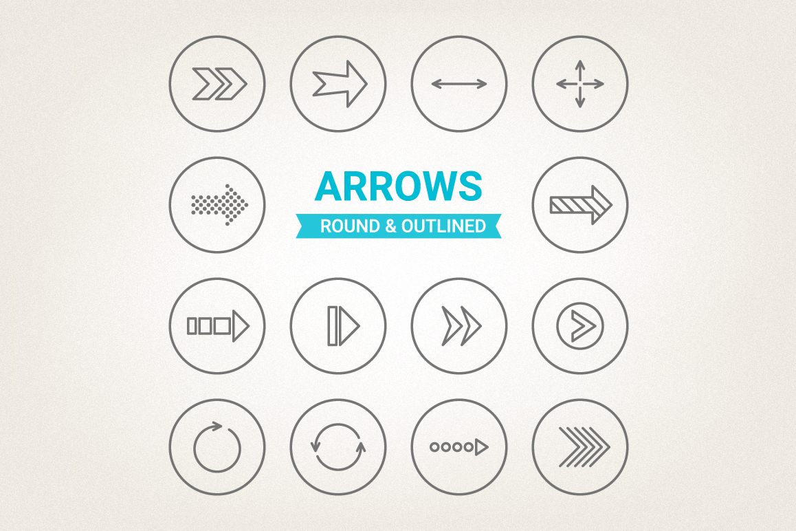 Circle Arrows Icons example image 1