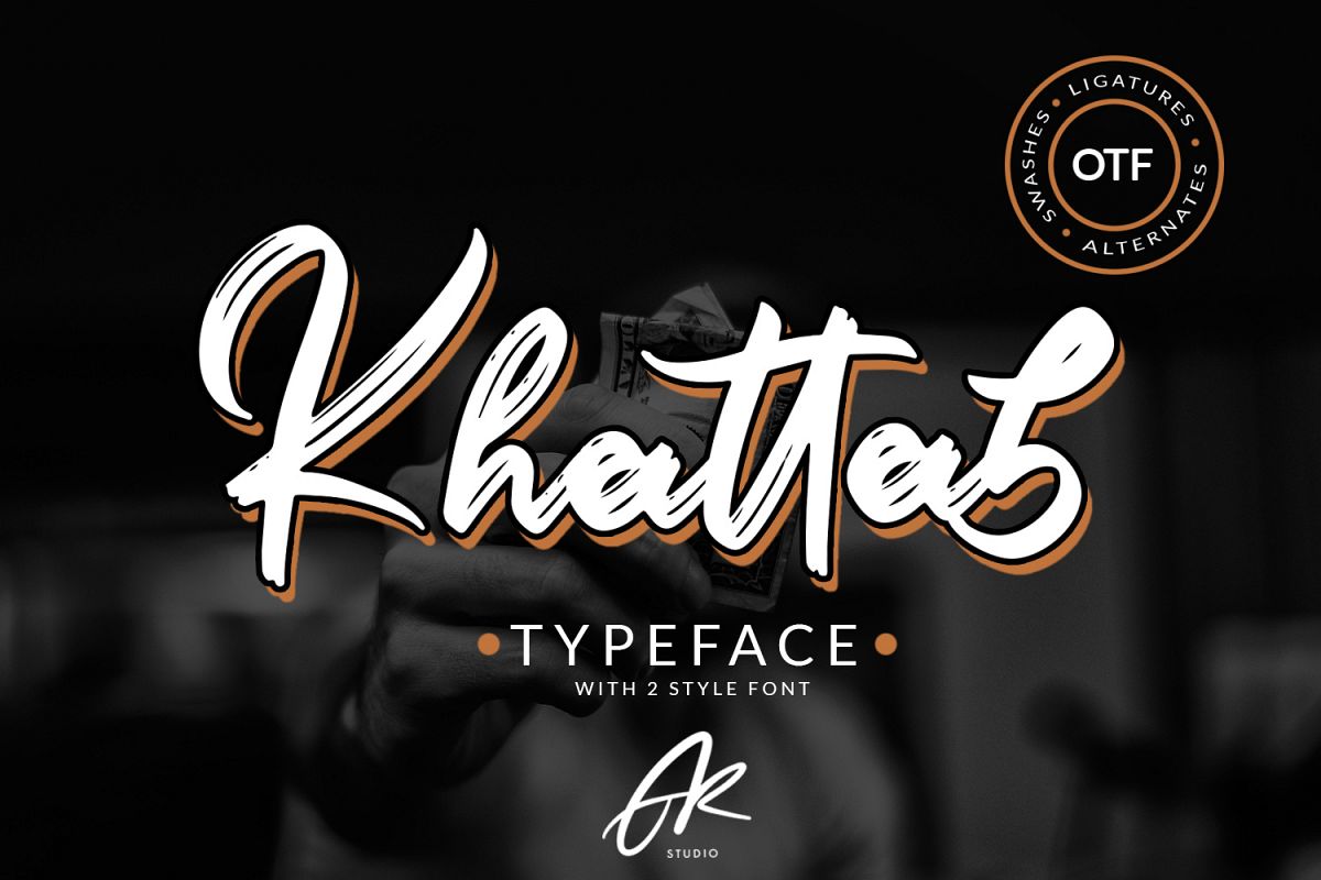 Khattab Brush Font example image 1