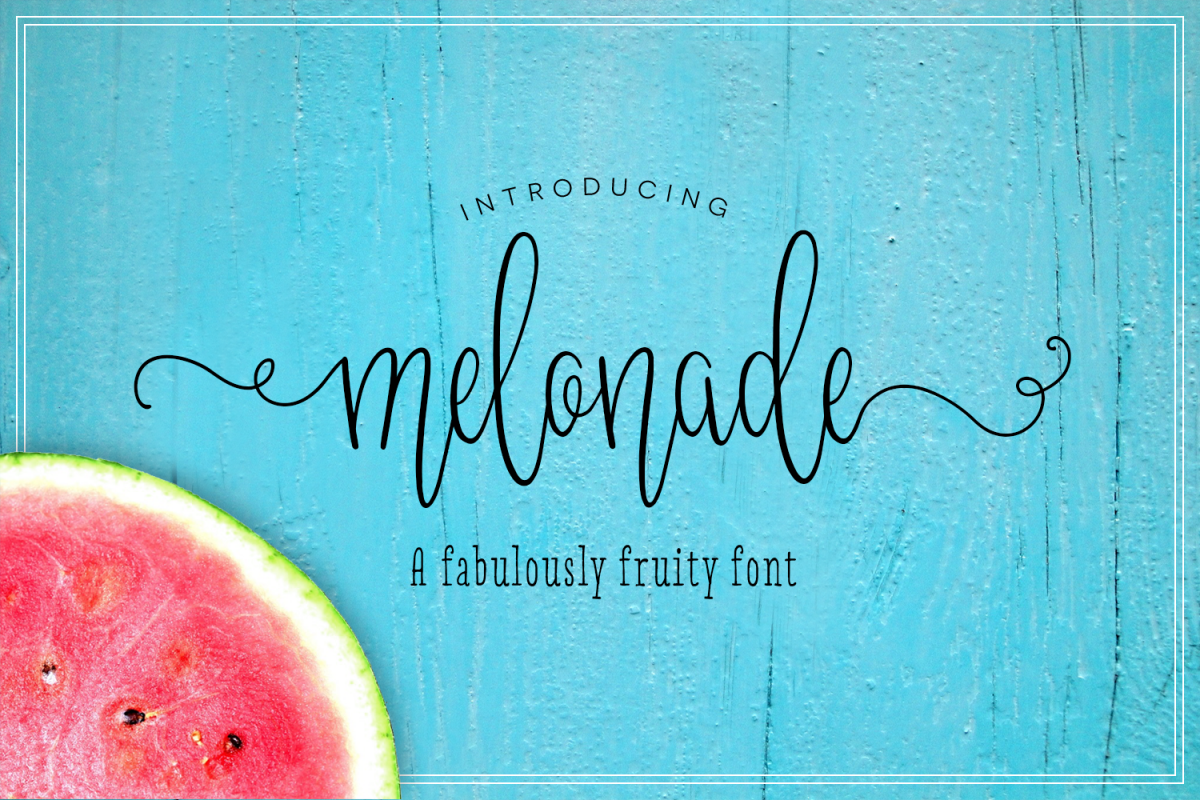 Melonade Font example image 1