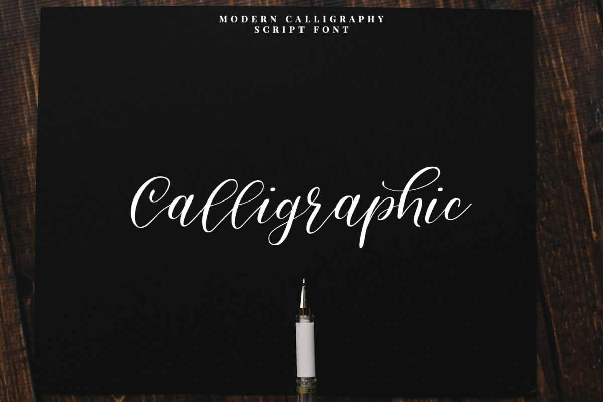 Calligraphic example image 1