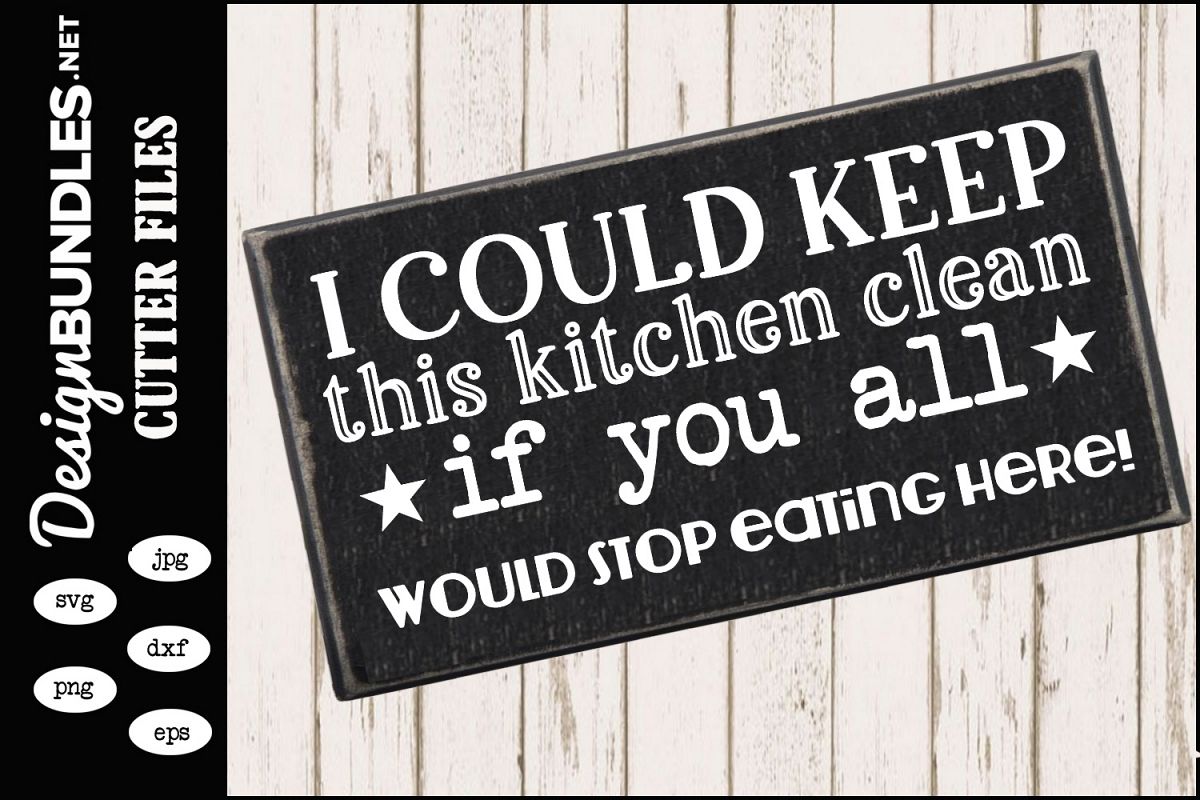 Clean Kitchen SVG example image 1