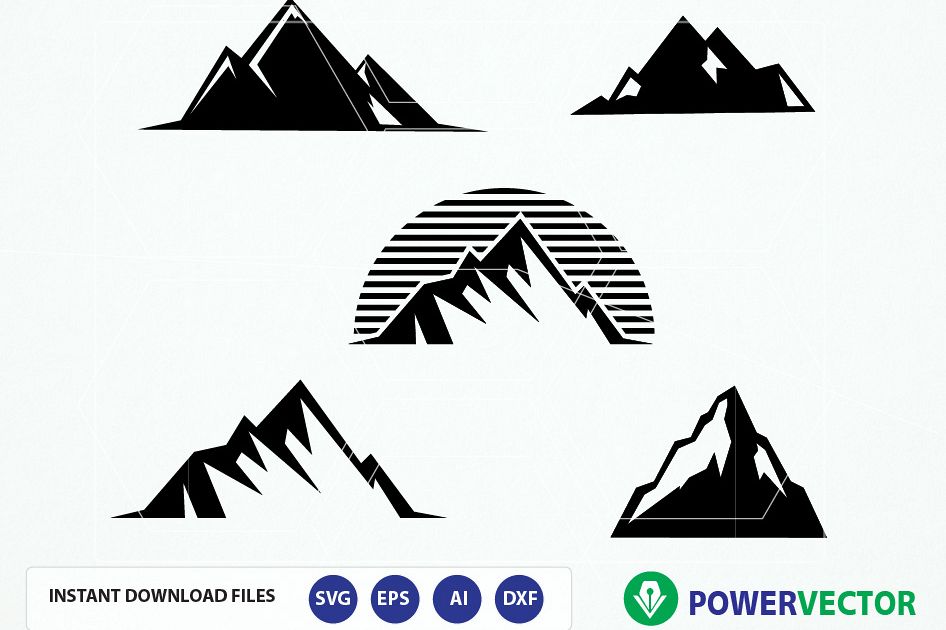 Free Free 248 Silhouette Mountain Scene Svg SVG PNG EPS DXF File