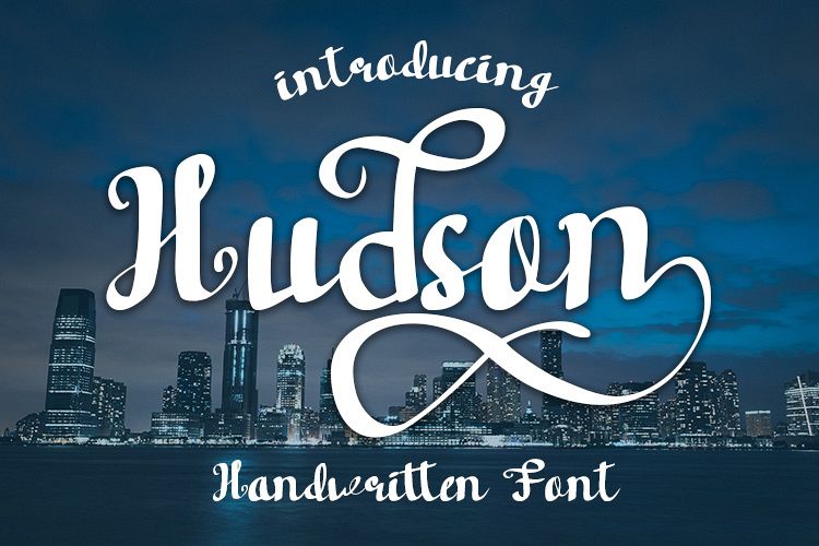 Hudson Handwritten font example image 1