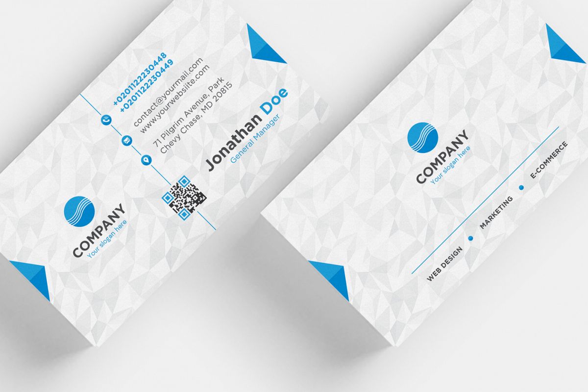Business Card 2x1 example image 1