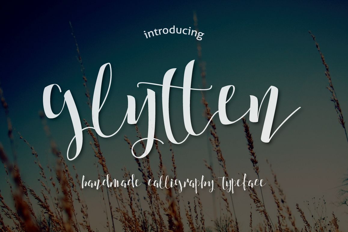 Glytten Typeface example image 1