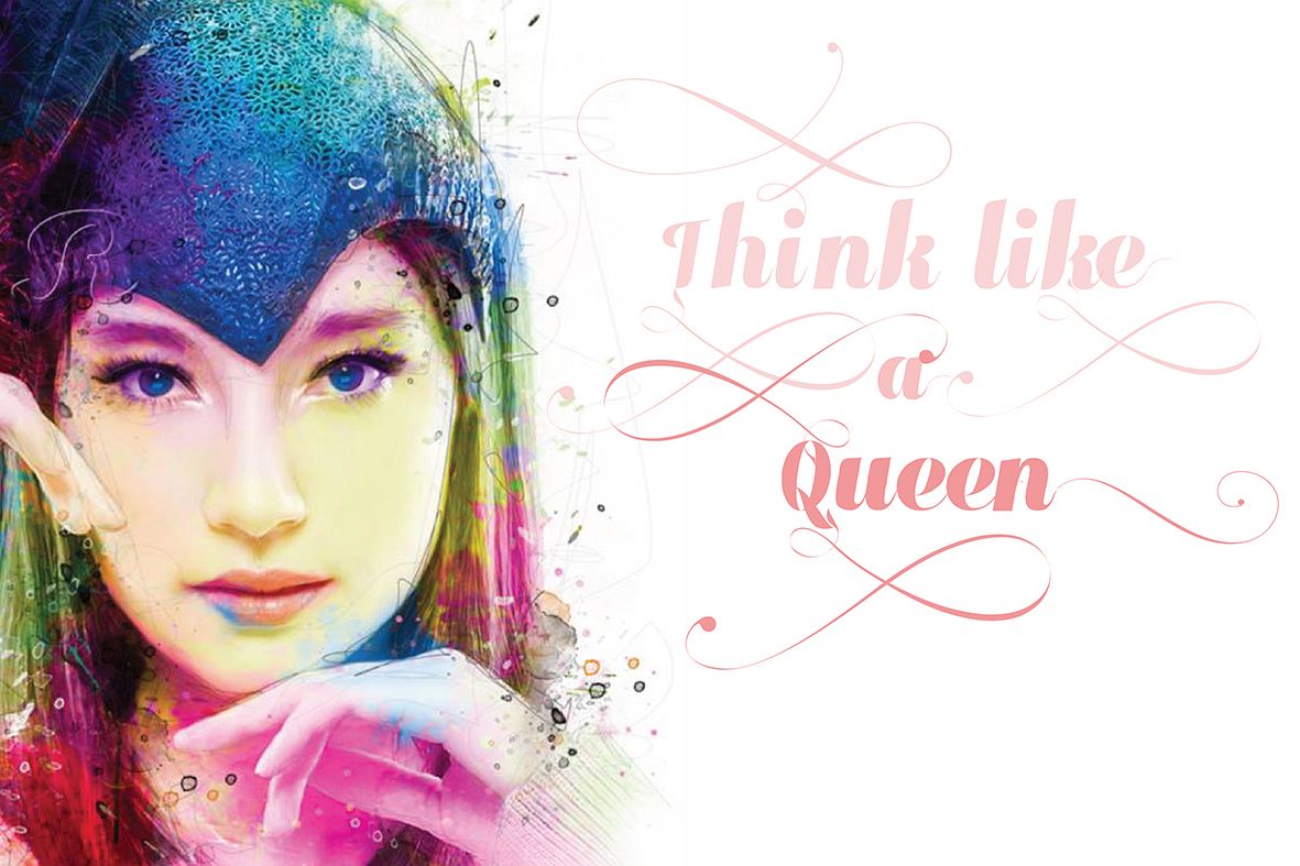 Queen Script Font 1