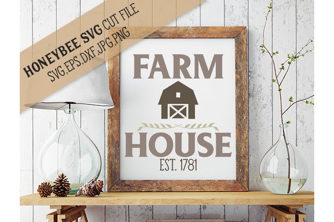 Farm House svg example image 1