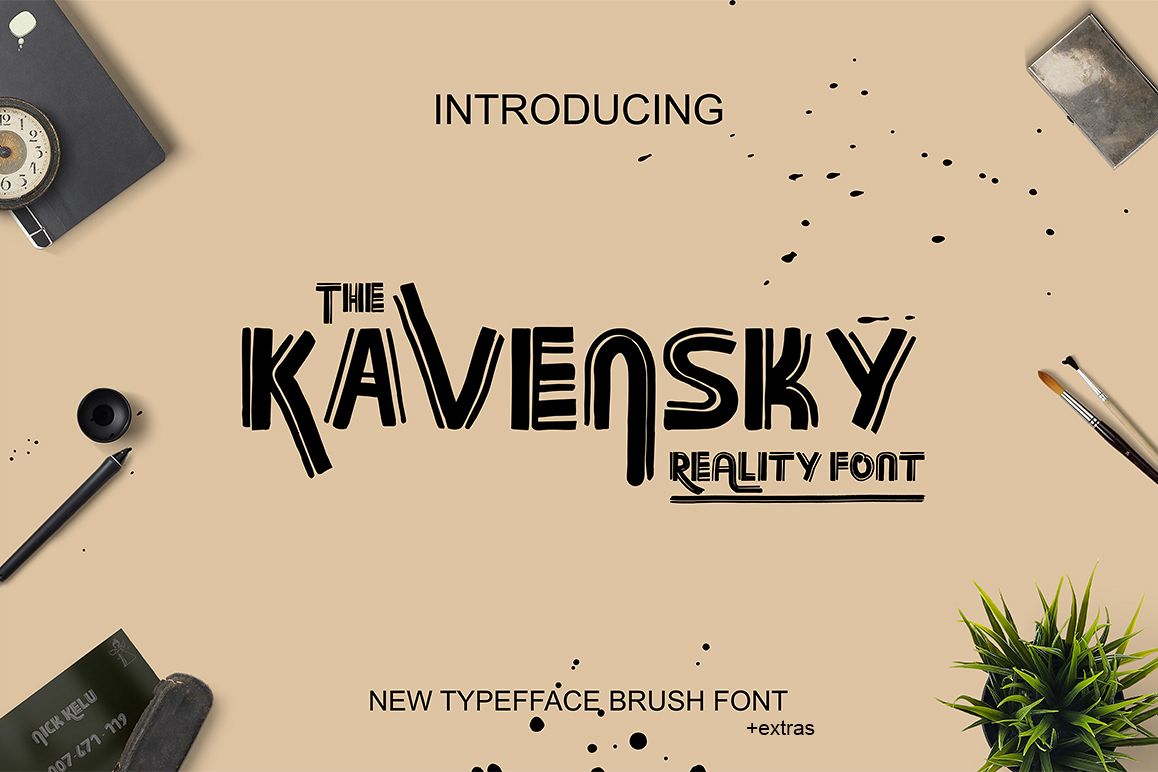 Kavansky Logo Font example image 1