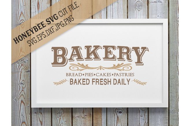 Bakery Country Sign SVG example image 1