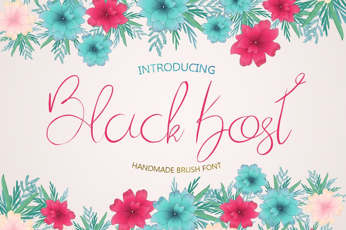 Black Kost Script example image 1
