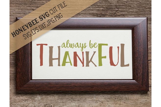 Always Be Thankful svg example image 1