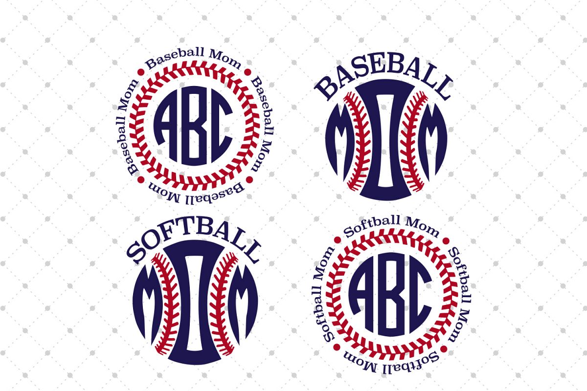 Baseball Mom SVG Cut Files