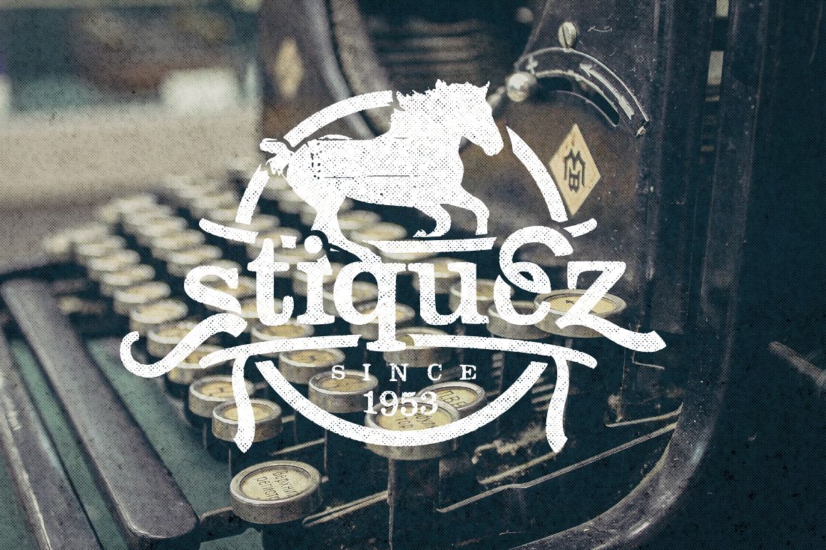 Stiquez Font example image 1