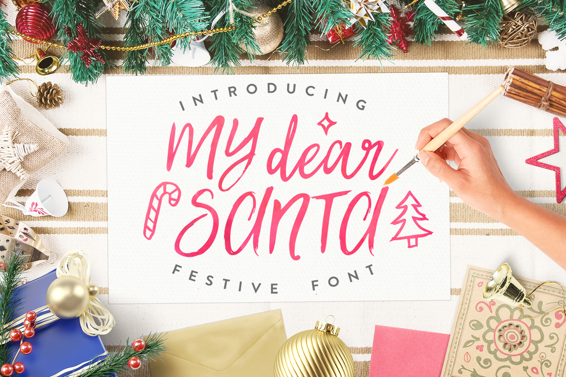 Best Christmas Font BIG UPDATE example image 1