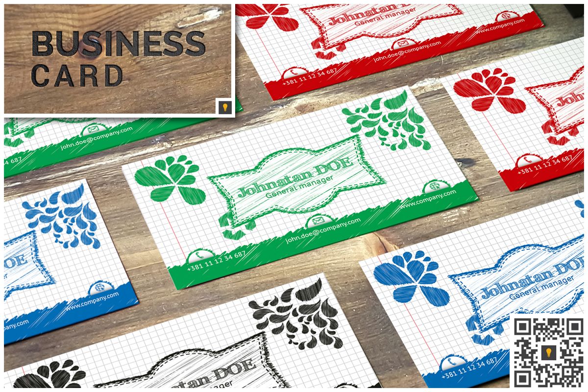 Sketch Modern Business Card