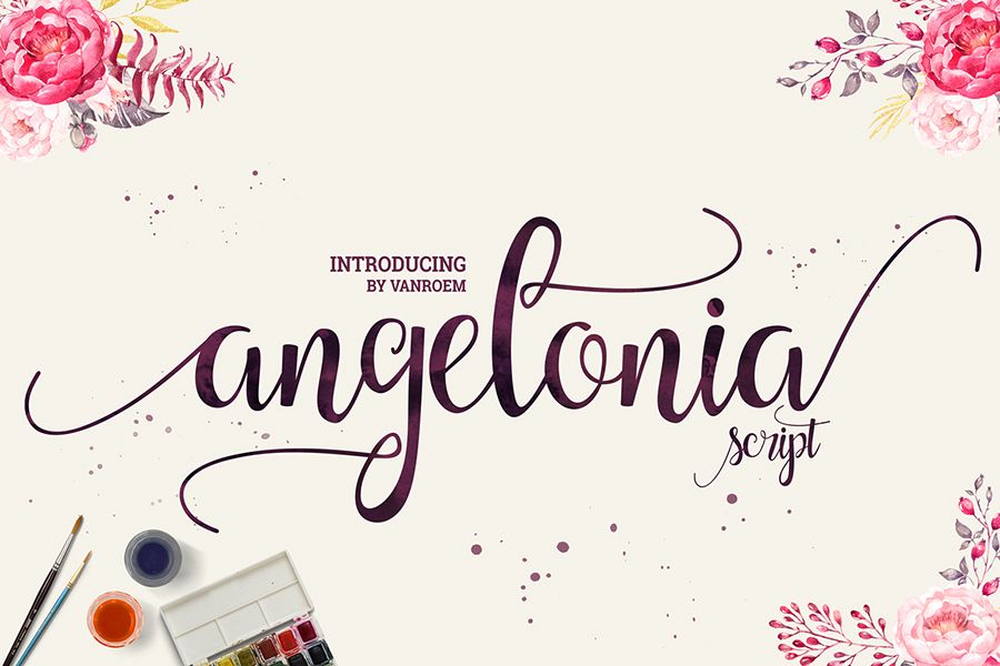 Angelonia Scipt example image 1