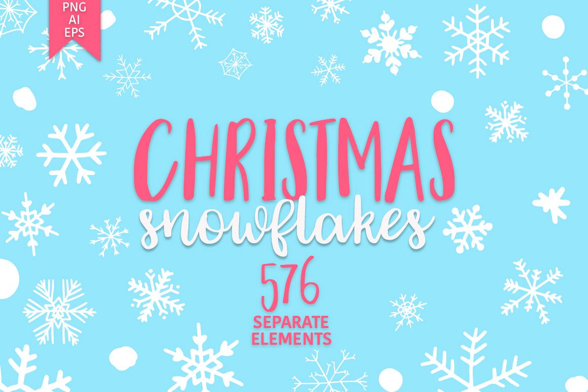 Christmas snowflakes example image 1