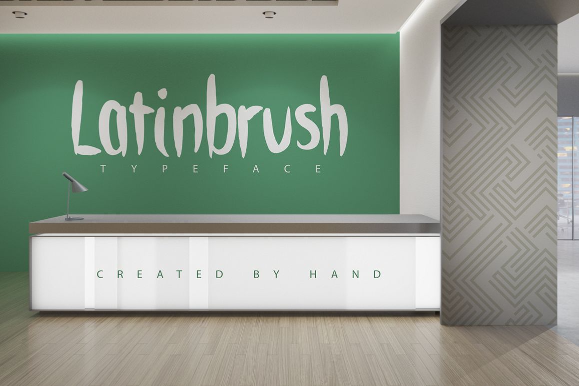 Latinbrush Typeface example image 1