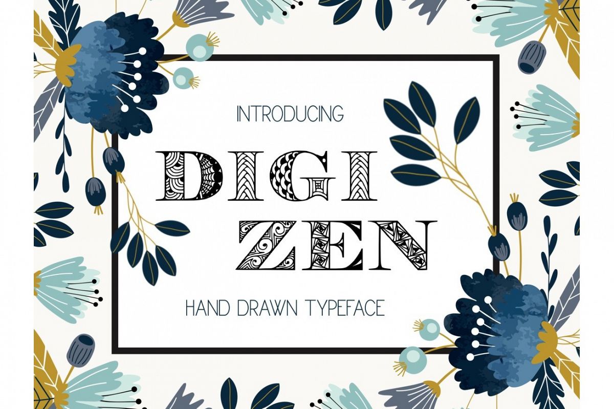 Digizen Font example image 1