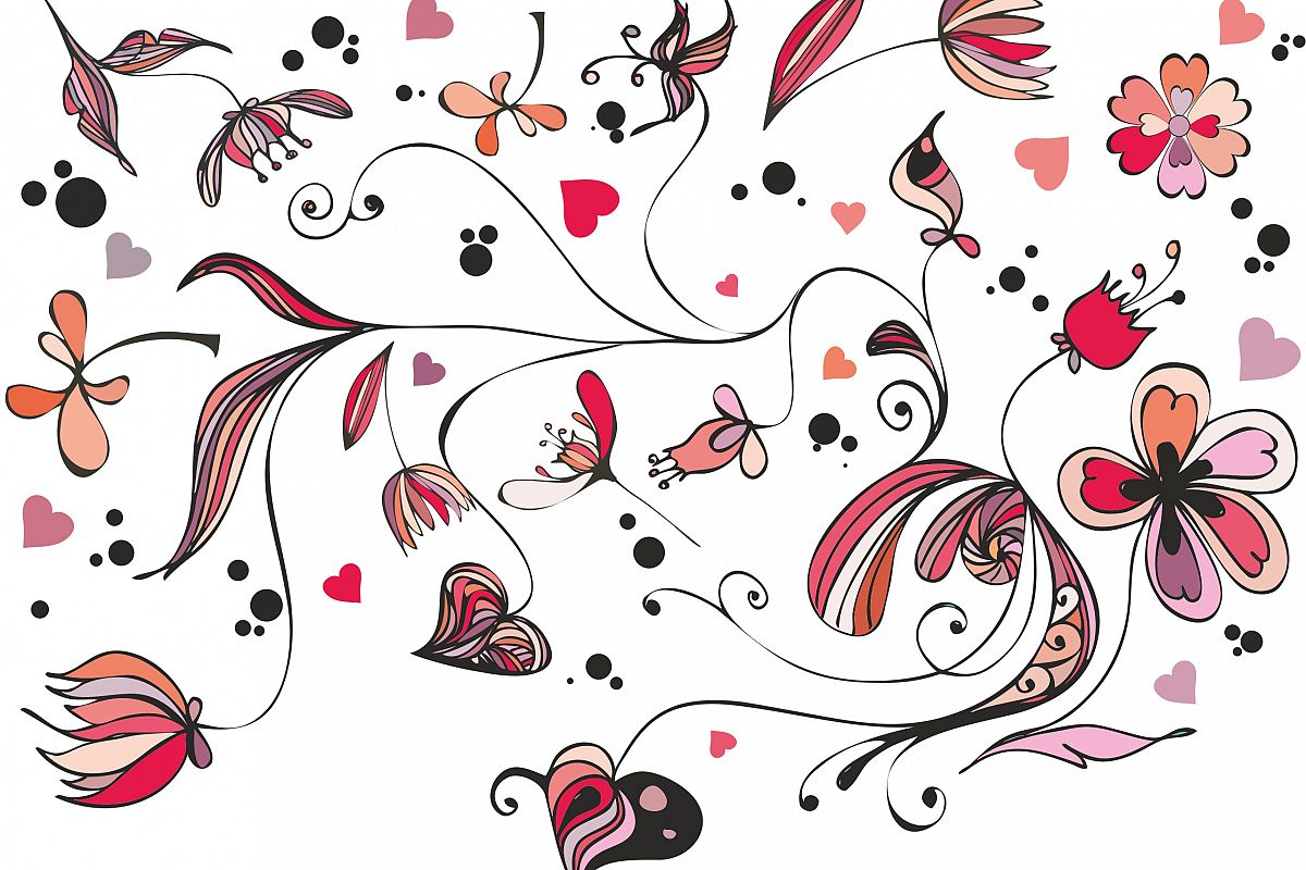 Valentine's day doodles example image 1