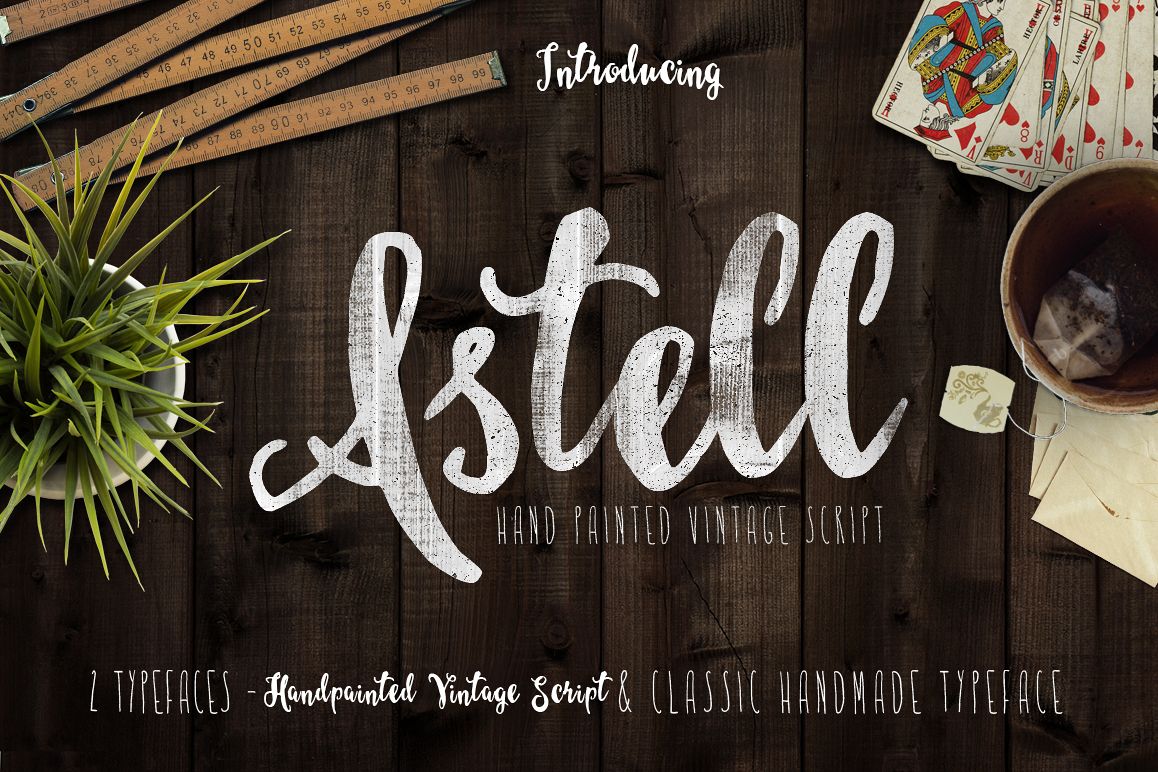 Astel Script Typeface example image 1